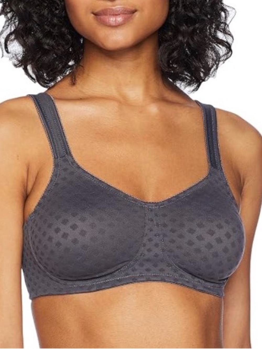 NWT Anita Lisa Soft Wire Free Non padded Bra Dark Gray